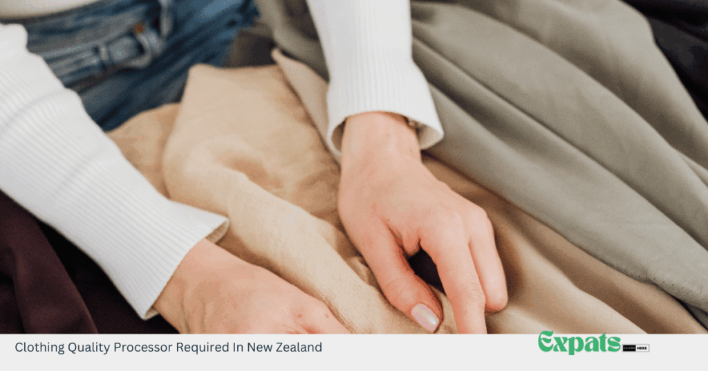 Clothing Quality Processor Required In New Zealand