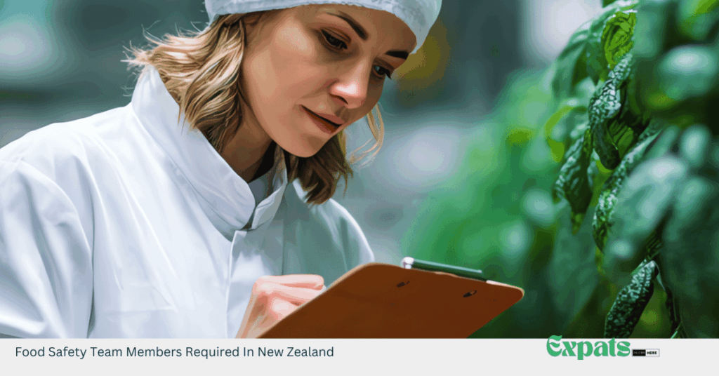 Food Safety Team Members Required In New Zealand