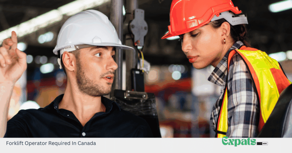 Forklift Operator Required In Canada