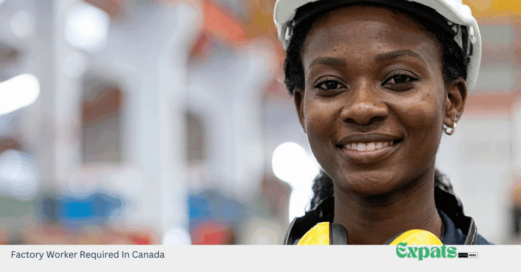 Factory Worker Required In Canada