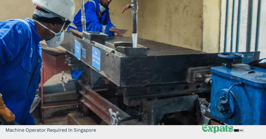 Machine Operator Required In Singapore