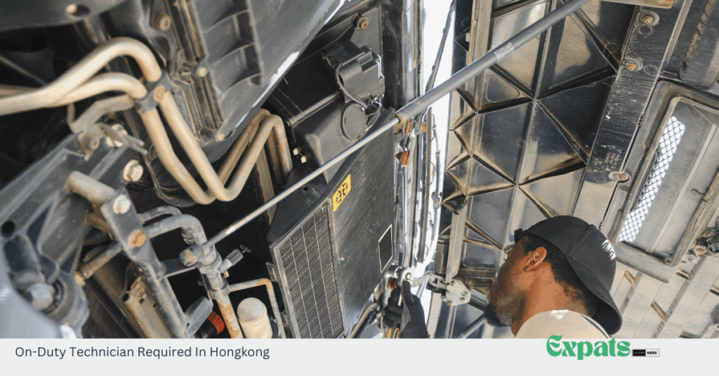 On-Duty Technician Required In Hongkong