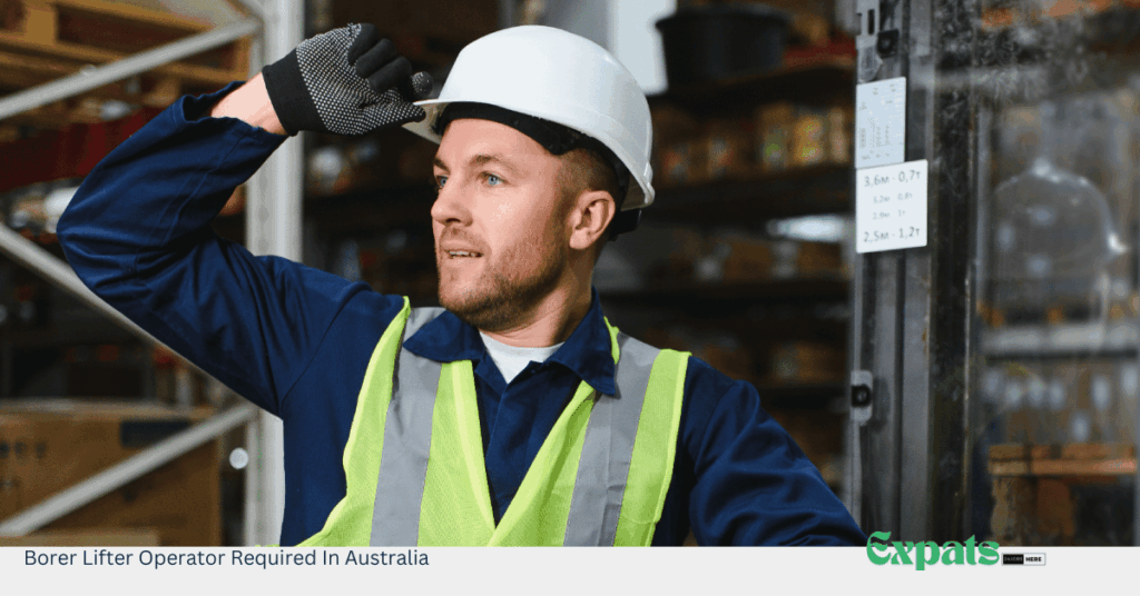 Borer Lifter Operator Required In Australia