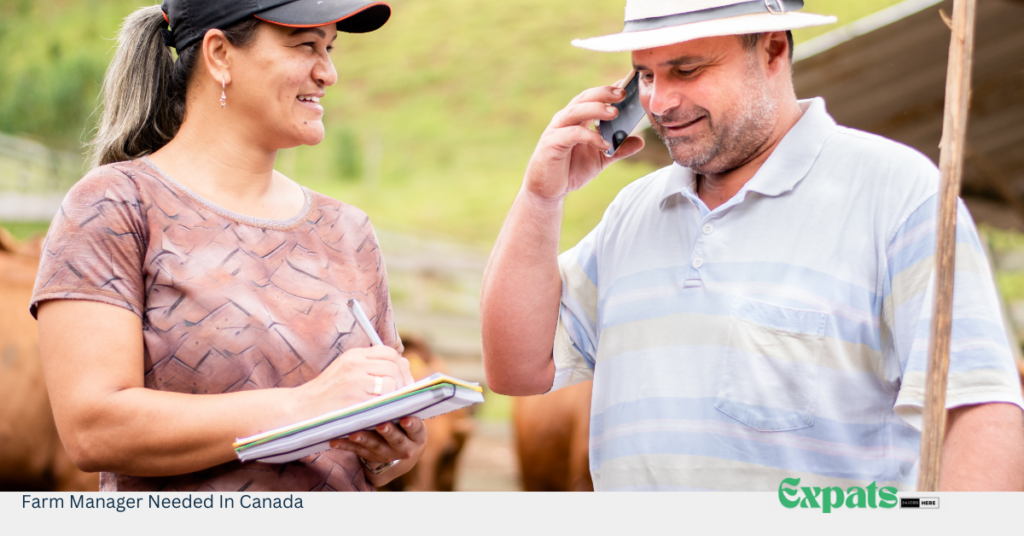 Farm Manager Needed In Canada