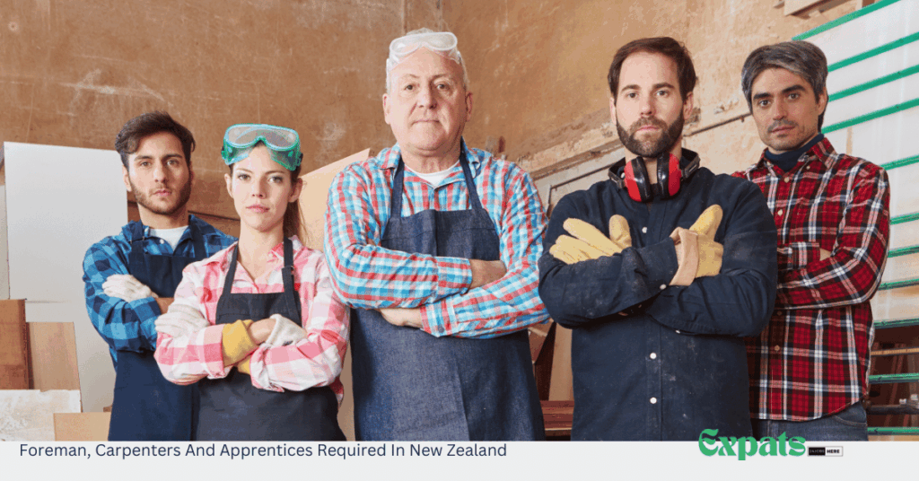 Foreman, Carpenters And Apprentices Required In New Zealand