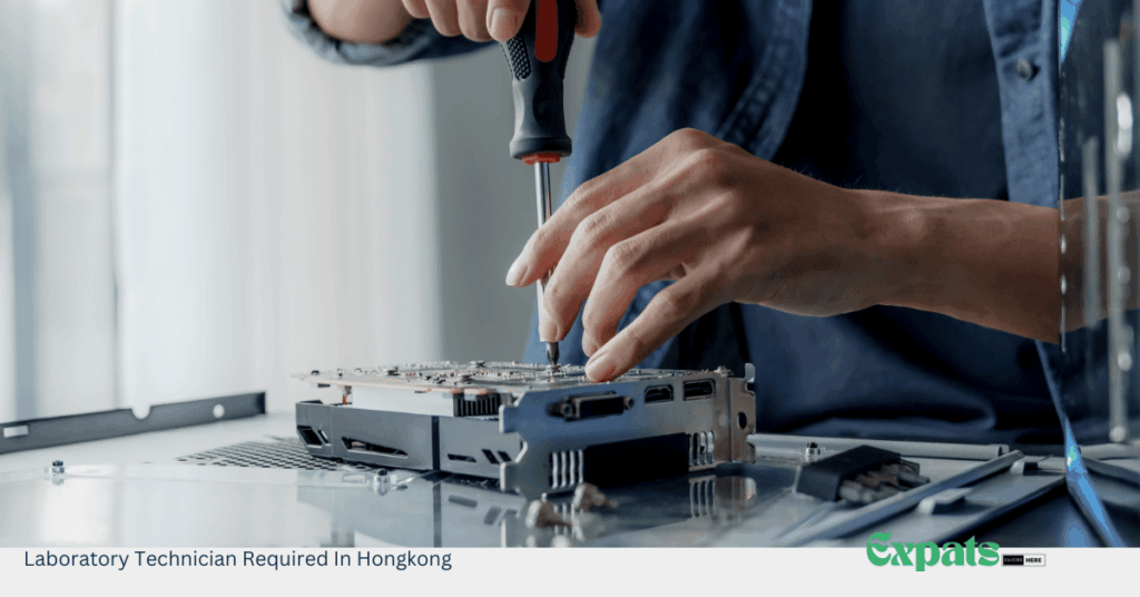 Laboratory Technician Required In Hongkong