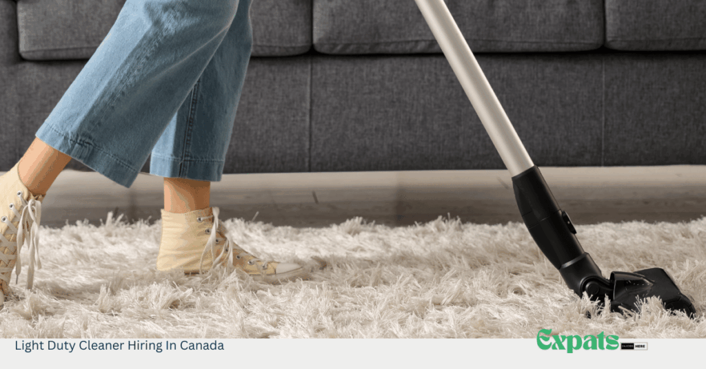 Light Duty Cleaner Hiring In Canada