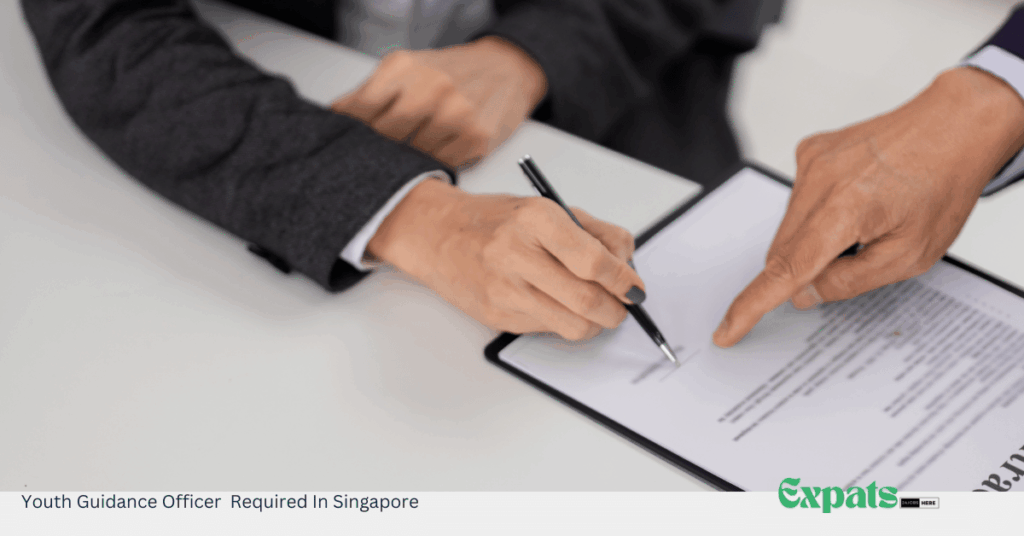 Youth Guidance Officer Required In Singapore