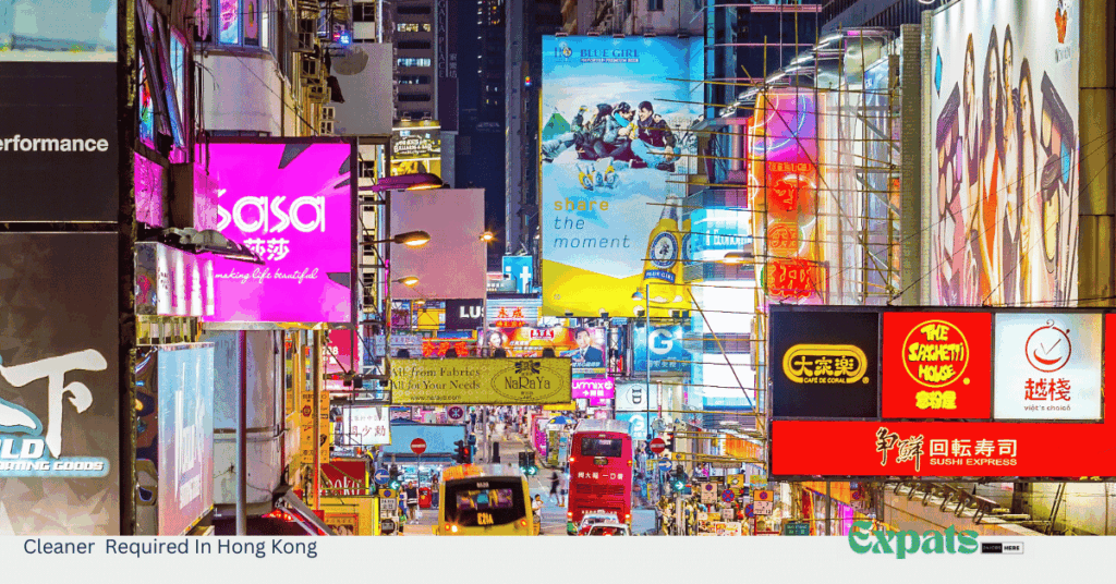 Cleaner Required In Hong Kong