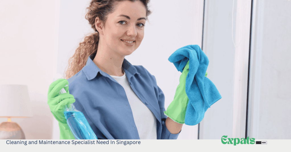 Cleaning and Maintenance Specialist Need In Singapore