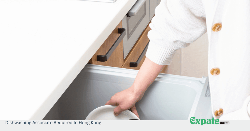 Dishwashing Associate Required In Hong Kong