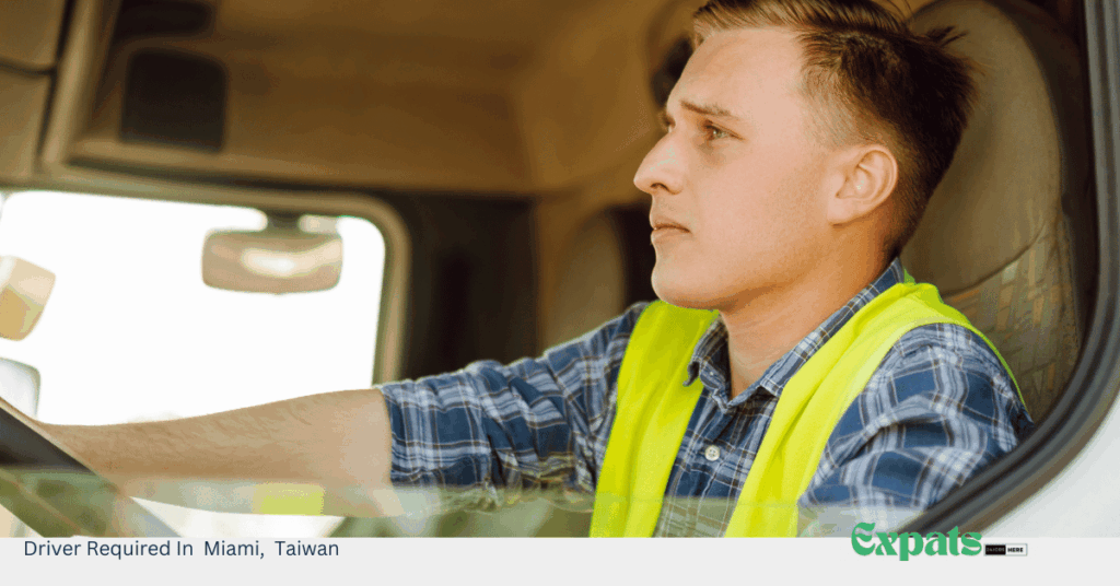 Driver Required In Miami, Taiwan