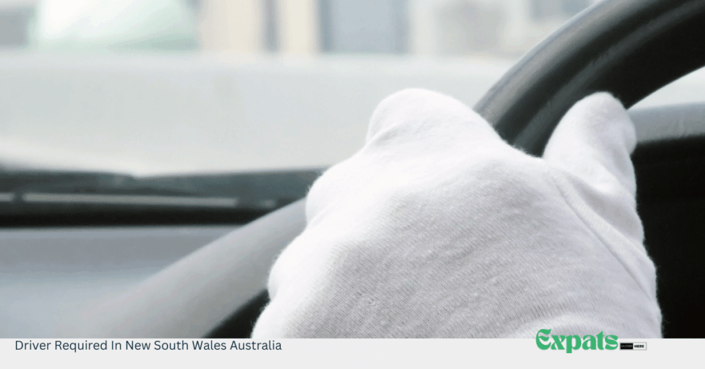 Driver Required In New South Wales Australia