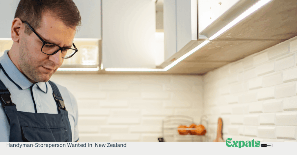 Handyman-Storeperson Wanted In New Zealand