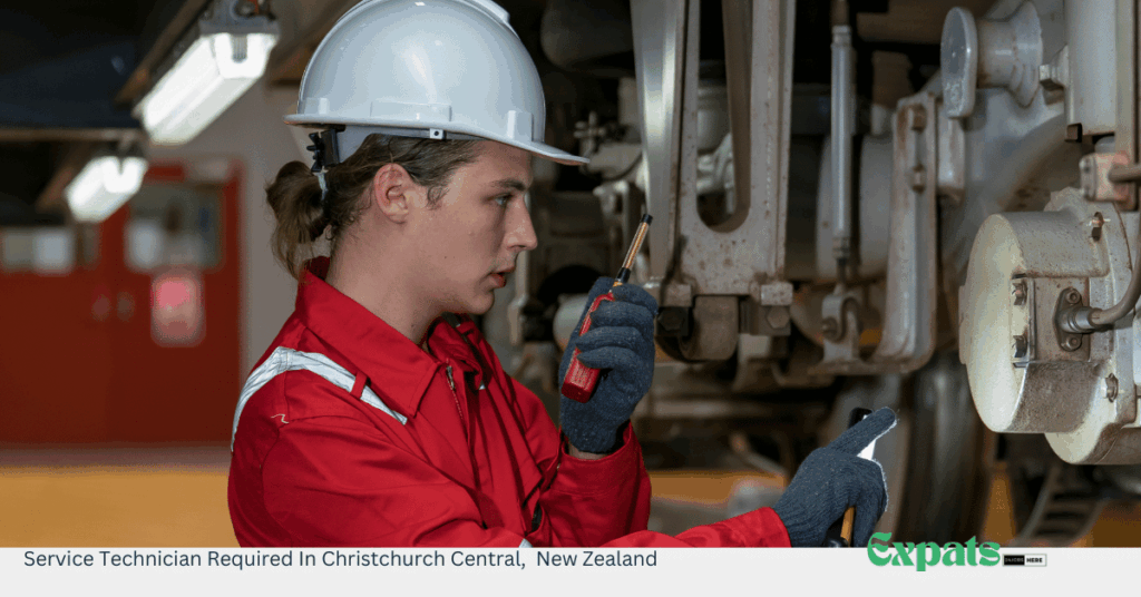 Service Technician Required In Christchurch Central, New Zealand