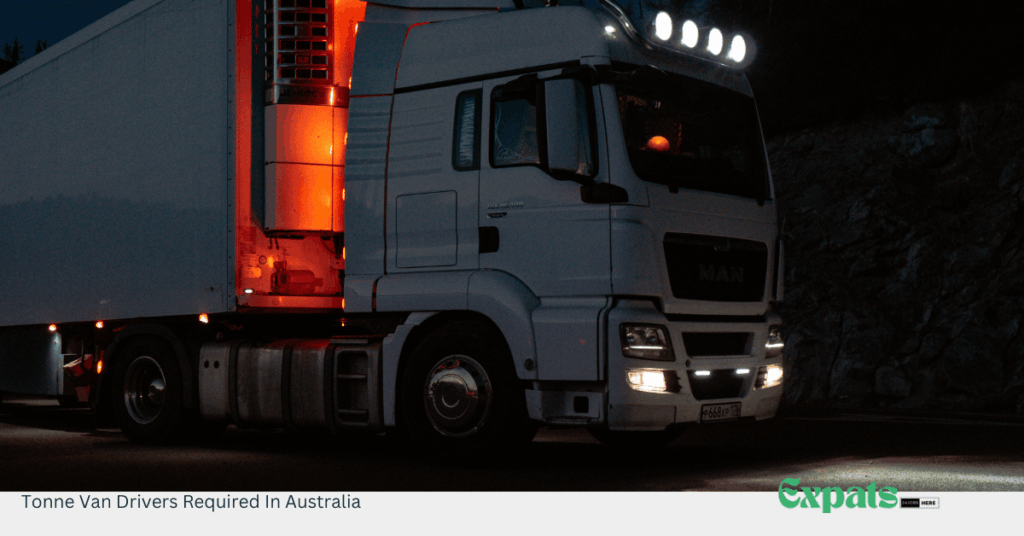 Tonne Van Drivers Required In Australia