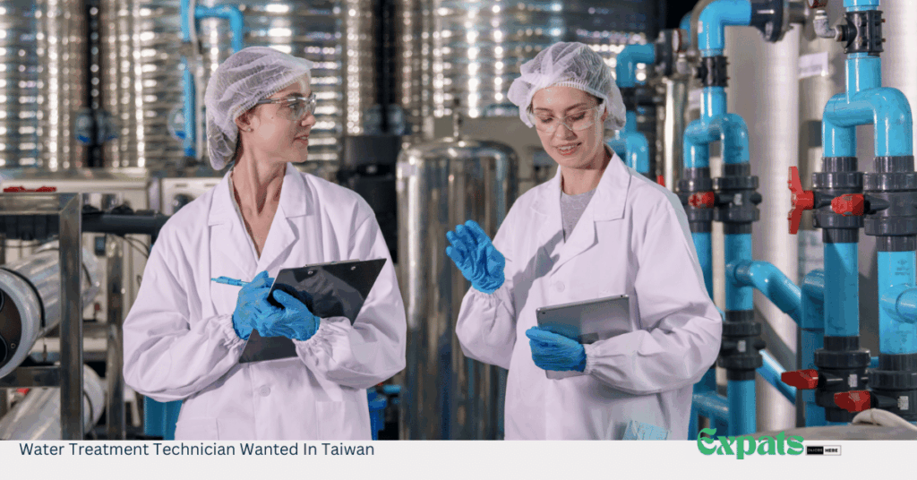 Water Treatment Technician Wanted In Taiwan