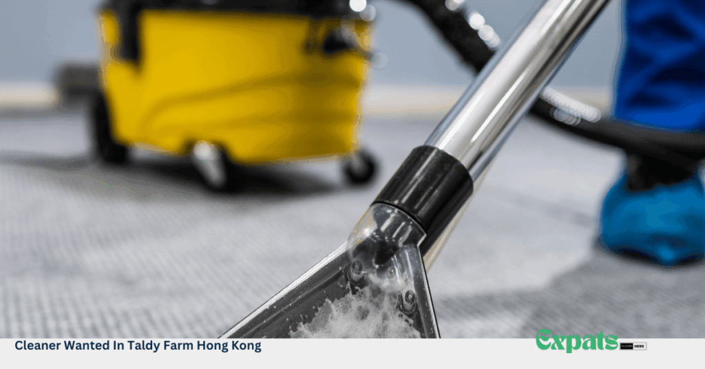 Cleaner Wanted In Taldy Farm Hong Kong